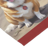 Pembroke Corgi Kurzer Tischläufer (Ecke)