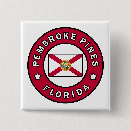 Pembroke Pines Florida Button (Vorderseite)