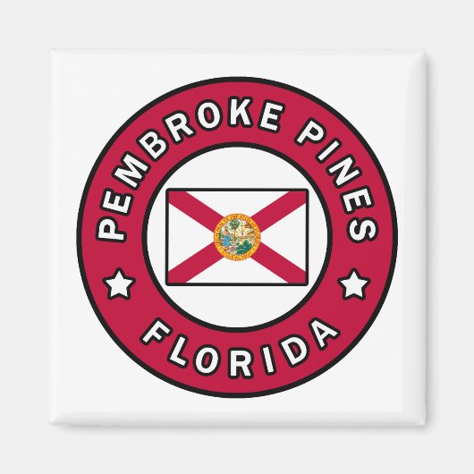 Pembroke Pines Florida Magnet (Vorne)