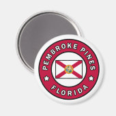 Pembroke Pines Florida Magnet (Vorderseite/Rückseite)