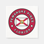 Pembroke Pines Florida Serviette (Vorderseite)