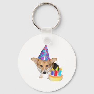 PEMBROKE WALISER CORGI-BIRTHDAY SCHLÜSSELANHÄNGER