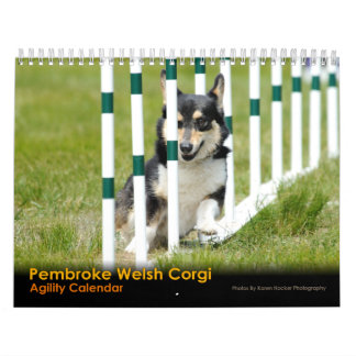 Pembroke-Walisercorgi-Agility-Kalender Kalender