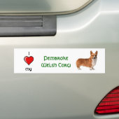 Pembroke-WaliserCorgi Autoaufkleber (Auf Auto)