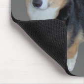 Pembroke-WaliserCorgi gefühlvolles Mousepad (Ecke)