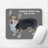Pembroke-WaliserCorgi gefühlvolles Mousepad (Mit Mouse)