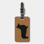 Pembroke-Walisercorgi-Gepäckanhänger Gepäckanhänger (Vorderseite vertikal)