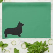 Pembroke-Walisercorgi-Geschirrtücher Geschirrtuch (Gefaltet)