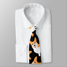 Pembroke-Walisercorgi-Gewohnheits-Farbe Krawatte