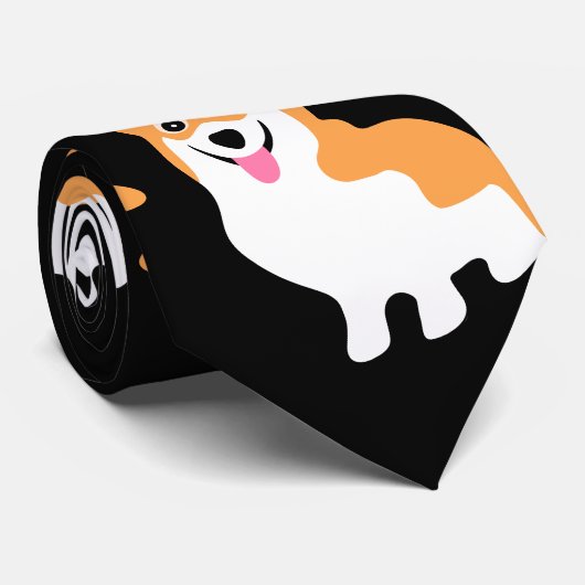 Pembroke-Walisercorgi-Gewohnheits-Farbe Krawatte (Gerollt)