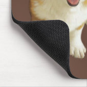 Pembroke-WaliserCorgi glückliches Mousepad (Ecke)