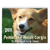 Pembroke-Walisercorgi-Kalender 2011 Kalender (Titelbild)
