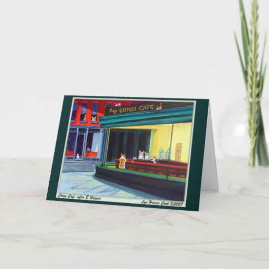 Pembroke-WaliserCorgi Karte (Vorderseite)