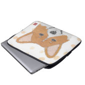 Pembroke-WaliserCorgi, modern Laptopschutzhülle (Vorne Knopf)