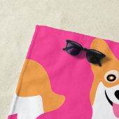 Pembroke-Walisercorgi-Muster Strandtuch (Beispiel)