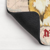 Pembroke-Walisercorgi-Pirat Mousepad (Ecke)