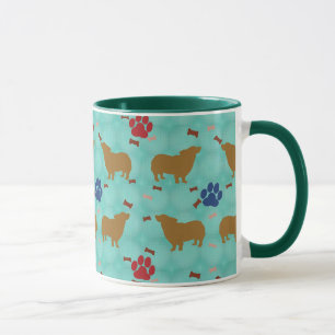 Pembroke-Walisercorgi-Schatten Tasse