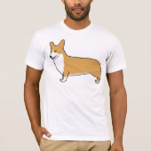 Pembroke-WaliserCorgi T-Shirt (Vorderseite)