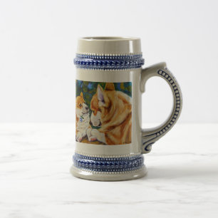 Pembroke-Walisercorgi-Tasse Bierglas