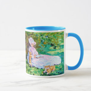 Pembroke-Walisercorgi-Tasse Monet Tasse