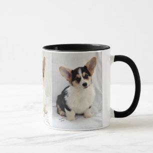 Pembroke-WaliserCorgi Tri Farbewelpe auf Ihrer Tasse
