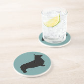 Pembroke-Walisercorgi-Untersetzer Getränkeuntersetzer (Seite)