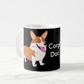 Pembroke-Walisercorgi-Vater Kaffeetasse (Vorderseite Links)