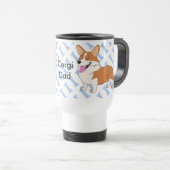Pembroke-Walisercorgi-Vater Reisebecher (VorderseiteRechts)