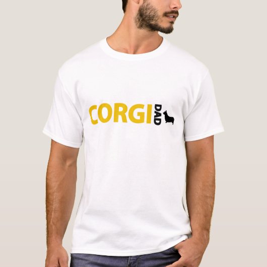 Pembroke-Walisercorgi-Vater T-Shirt (Vorderseite)