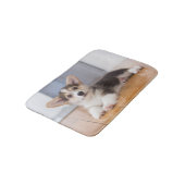 Pembroke-Walisercorgi-Welpe Badematte (Schrägansicht)