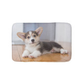 Pembroke-Walisercorgi-Welpe Badematte (Vorderseite)