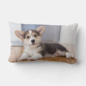 Pembroke-Walisercorgi-Welpe Lendenkissen (Rückseite)