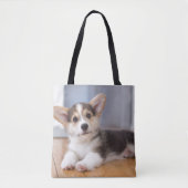 Pembroke-Walisercorgi-Welpe Tasche (Vorderseite)