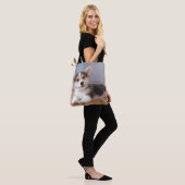 Pembroke-Walisercorgi-Welpe Tasche (Am Model)