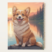 Pembroke Welsh Corgi am See Planer (Rückseite)