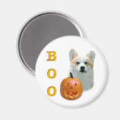 Pembroke Welsh Corgi Boo Magnet (Vorderseite/Rückseite)