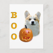 Pembroke Welsh Corgi Boo Postkarte (Vorderseite)