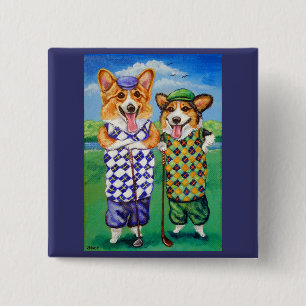 Pembroke Welsh Corgi Button Buttone