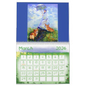Pembroke Welsh Corgi Calendar Corgi Charm Original Kalender (Mär 2026)