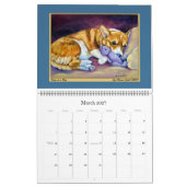 Pembroke Welsh Corgi Calendar Liebe Corgi Kalender (Mär 2027)