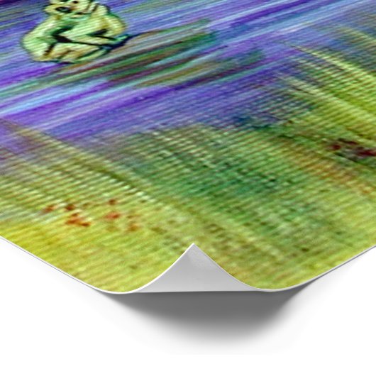 Pembroke Welsh Corgi Canvas Print Poster (Ecke)