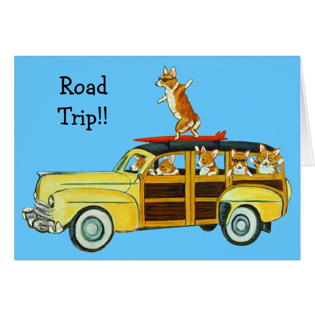 Pembroke Welsh Corgi Cards (Vorderseite (Horizontal))