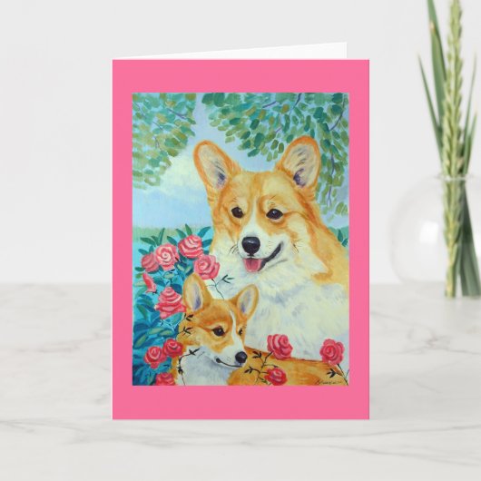 Pembroke Welsh Corgi Cards Karte (Vorderseite)