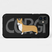 Pembroke Welsh Corgi Case-Mate iPhone Hülle (Rückseite (Horizontal))