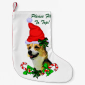 Pembroke Welsh Corgi Christmas Kleiner Weihnachtsstrumpf (Vorderseite)