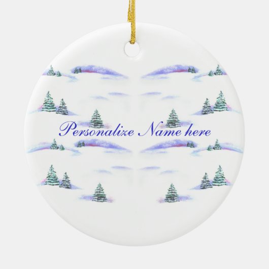 Pembroke Welsh Corgi Circle Ornament (Hinten)