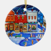 Pembroke Welsh Corgi Circle Ornament (Vorne)