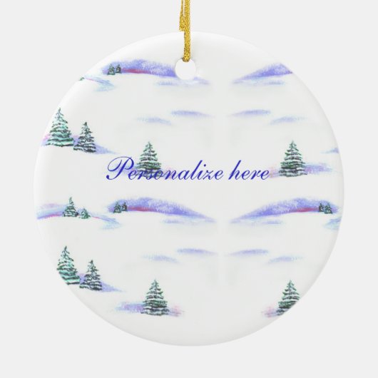 Pembroke Welsh Corgi Circle Ornament (Hinten)