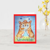 Pembroke Welsh Corgi Corgi Hugs Mitteilungskarten (Gelbe Blume)