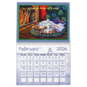 Pembroke Welsh Corgi Corgi Tales Kalender Original (Feb 2026)